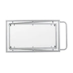 Z-Frame Glass Bar Cart, detail closeup 4
