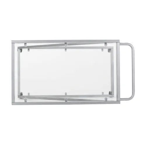 Z-Frame Glass Bar Cart, detail closeup 4
