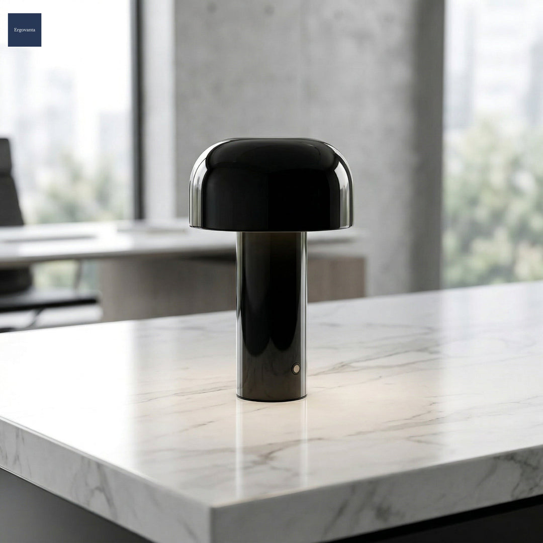Rechargeable Mushroom Lamp Black variant