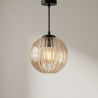 Glass Pendant, Globe Clear