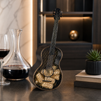 Guitar Wine Stopper, styled hero shot