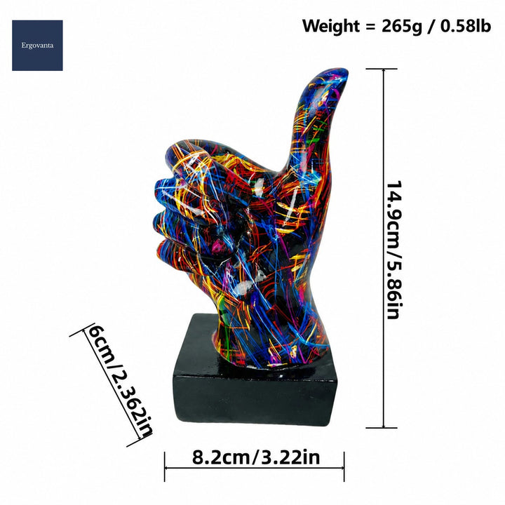 Modern Graffiti Gesture Sculpture