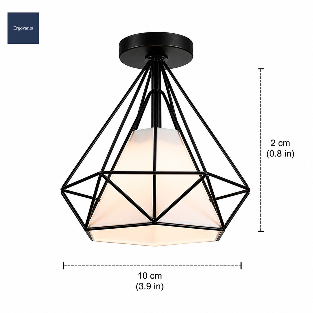 Minimal Black Office Pendant scene 2