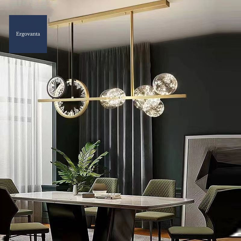 Modern Crystal LED Office Chandelier scene