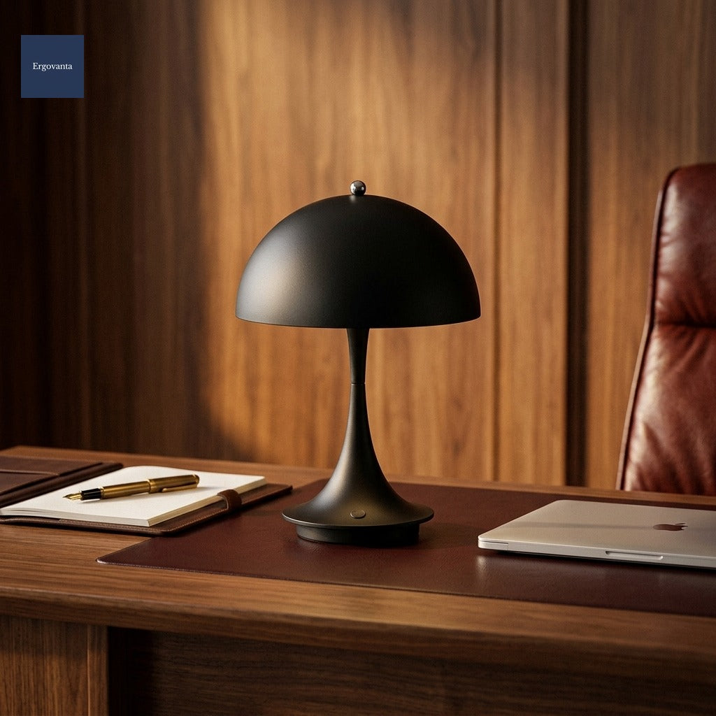 Scandinavian touch-dim lamp Black variant