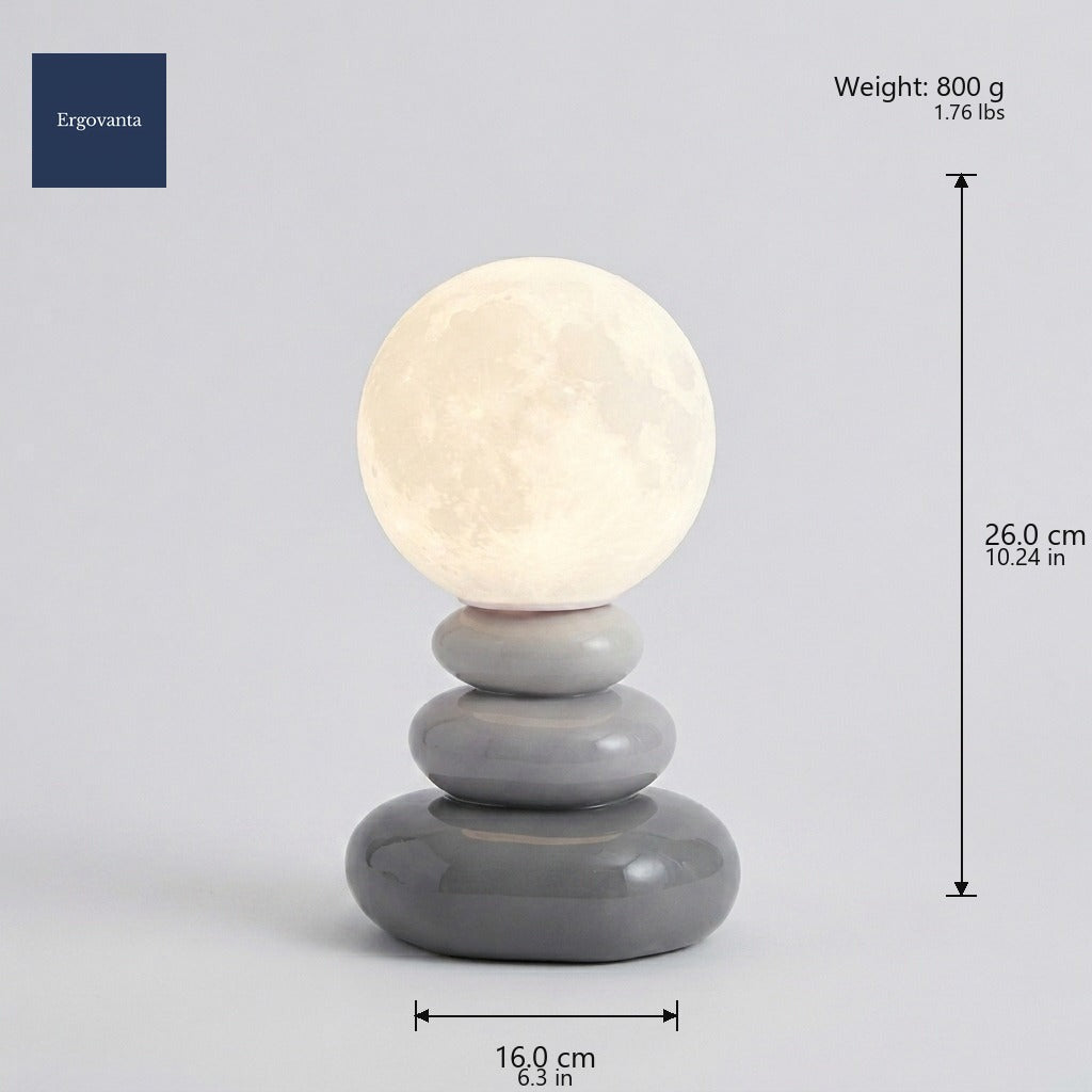 Lunar Pebble Lamp