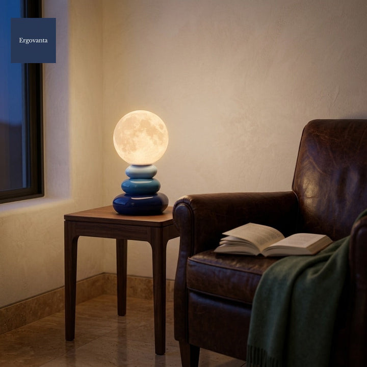 Lunar Pebble Lamp