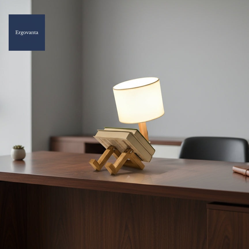 Wood Desk Lamp