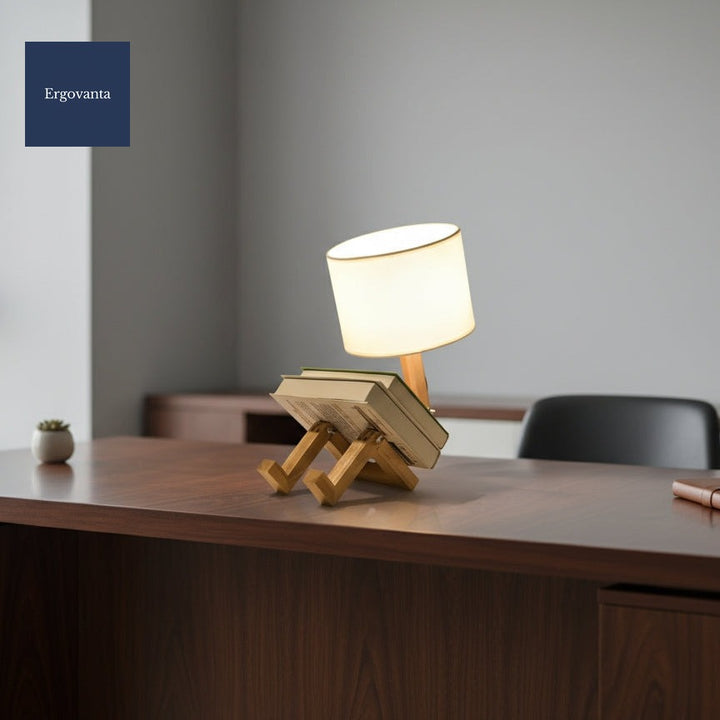 Wood Desk Lamp