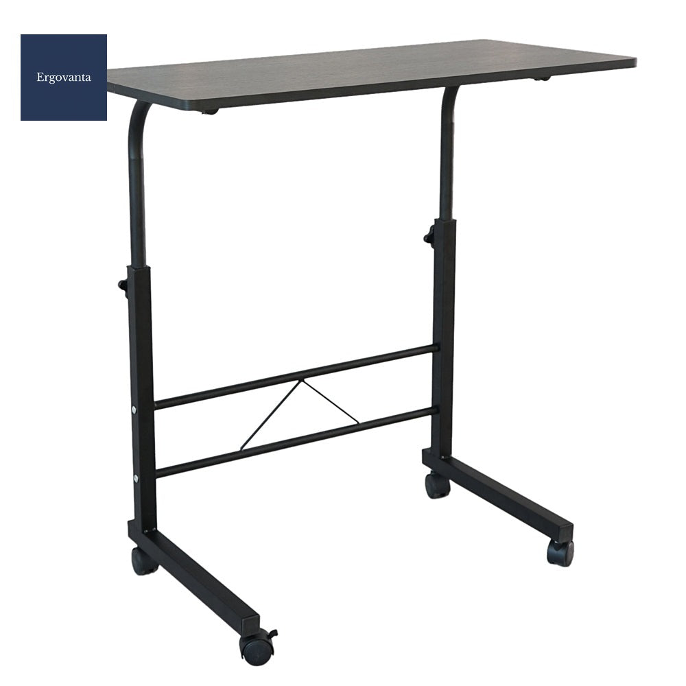 Adjustable Rolling C-Shape Laptop Side Table