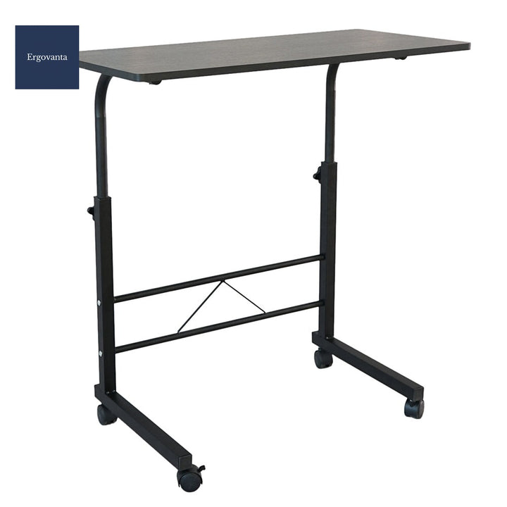 Adjustable Rolling C-Shape Laptop Side Table
