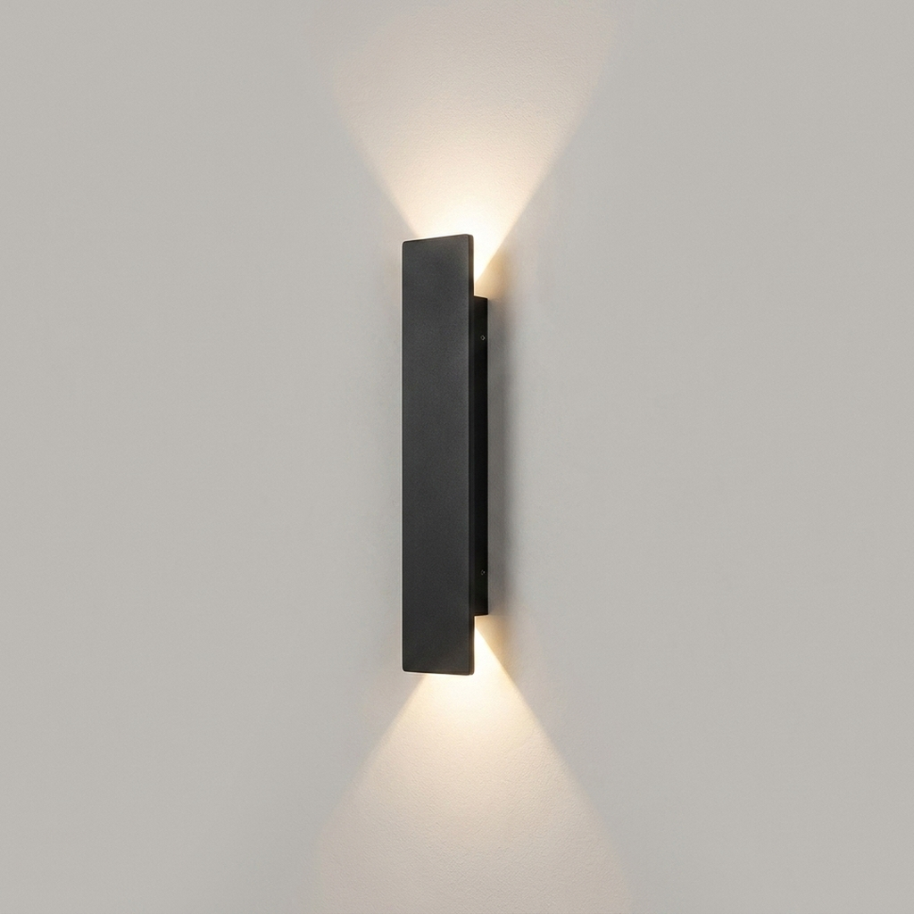 Linear Up-Down Wall Light, matte black