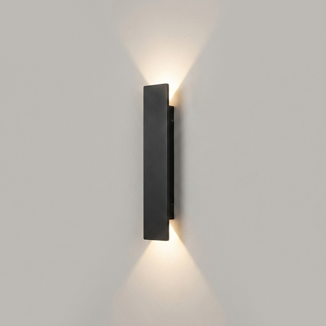 Linear Up-Down Wall Light, matte black