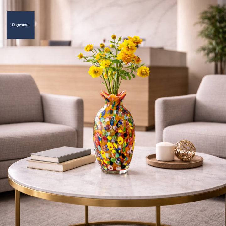 Decorative Glass Flower Vase