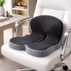 Memory Foam Seat Cushion with Back Support, styled hero shot 2