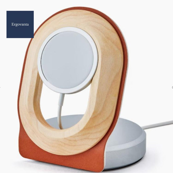 Walnut Magnetic Wireless Charger Stand