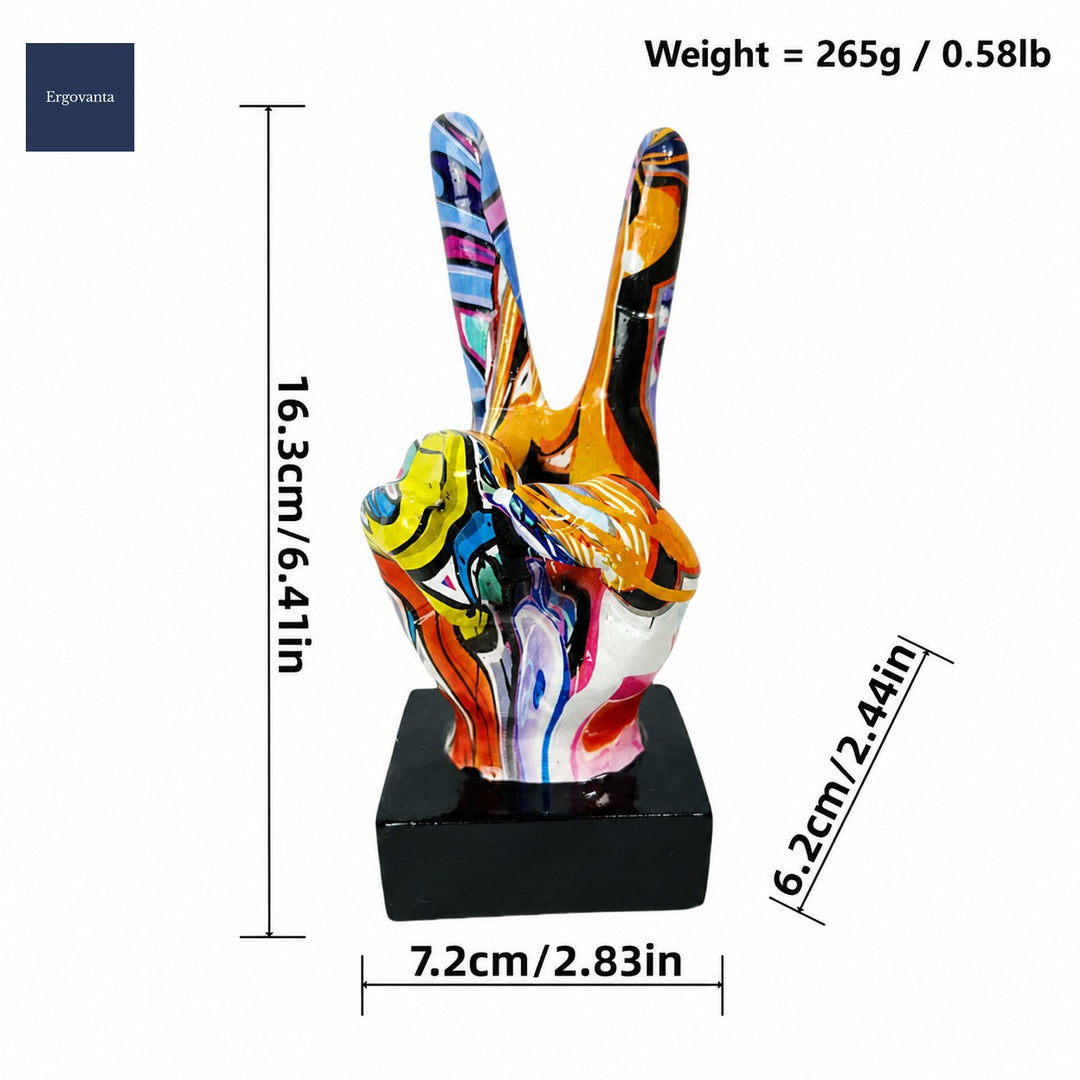 Modern Graffiti Gesture Sculpture