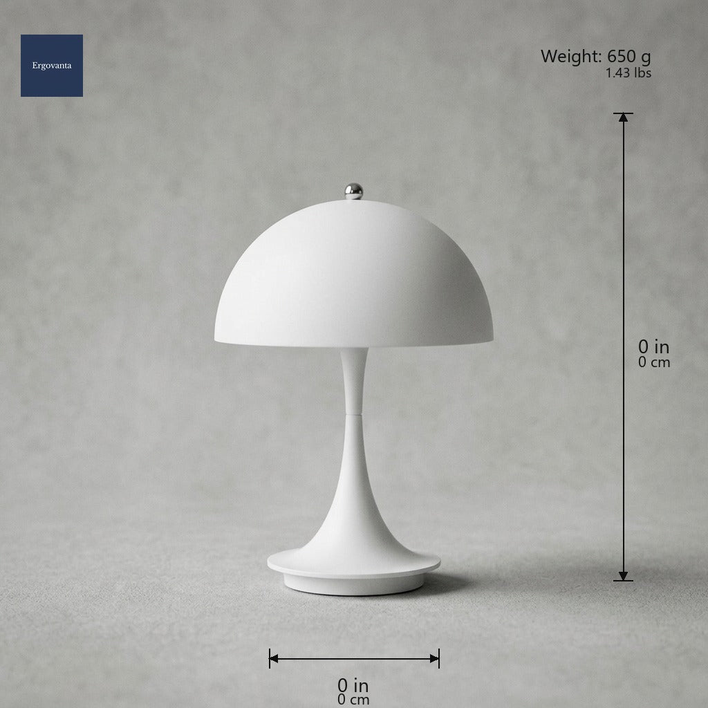 Scandinavian touch-dim lamp weight