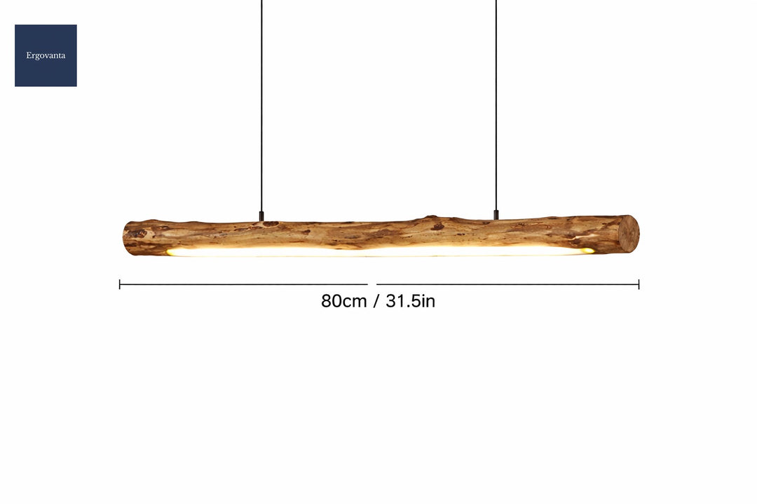 Japanese Style Wood LED Chandelier
