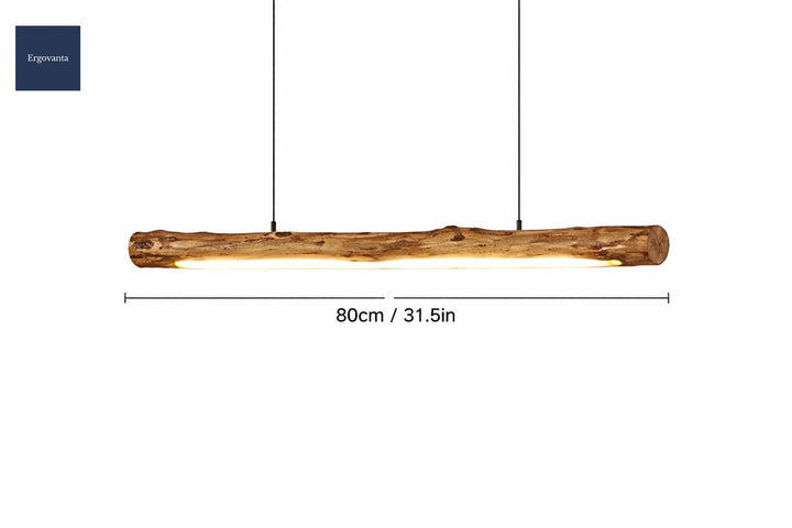 Japanese Style Wood LED Chandelier