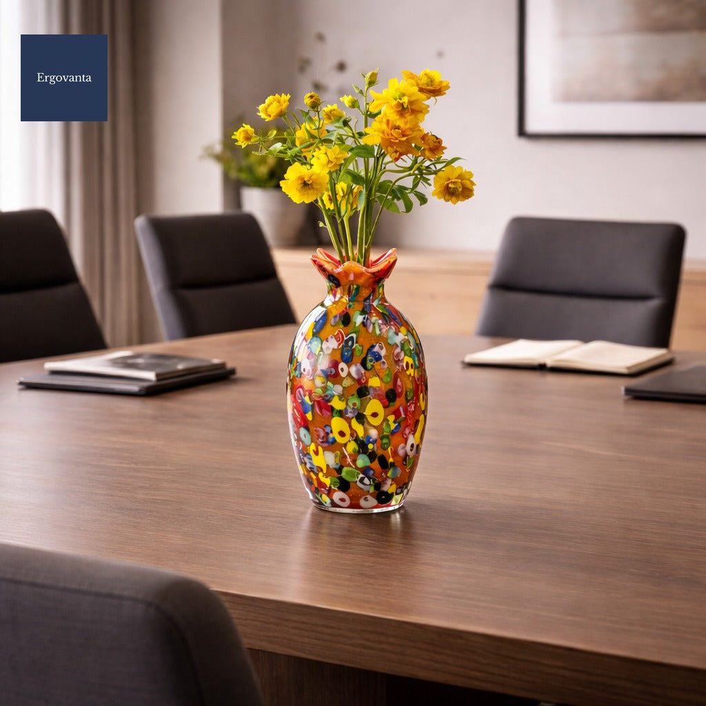 Decorative Glass Flower Vase
