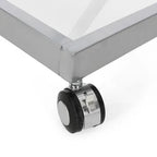 Z-Frame Glass Bar Cart, detail closeup 2
