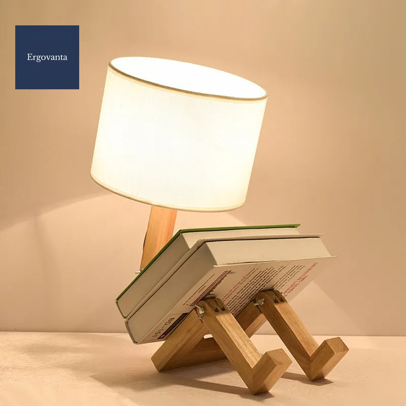 Wood Desk Lamp