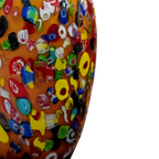 Decorative Glass Flower Vase, detail closeup
