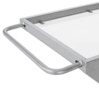 Z-Frame Glass Bar Cart, detail closeup 3