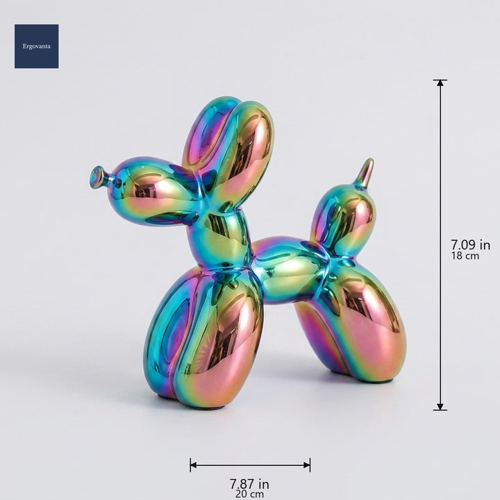 Modernist balloon dog Multicolored dimensions