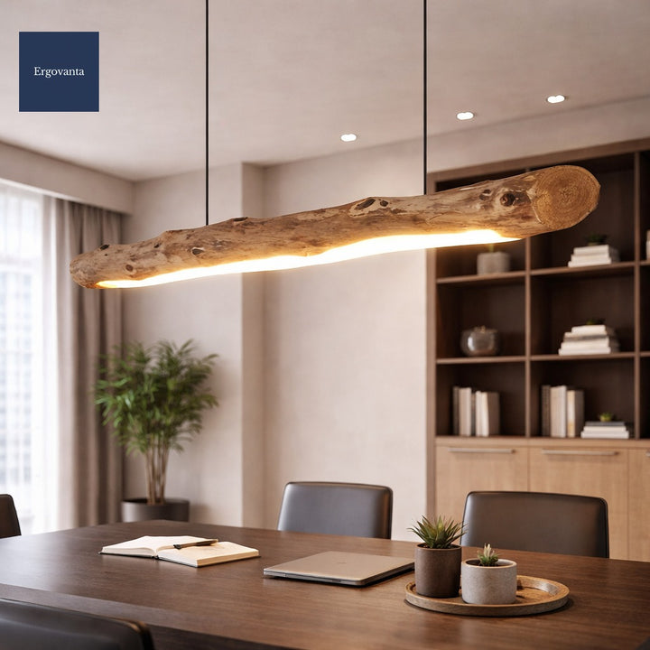 Japanese Style Wood LED Chandelier