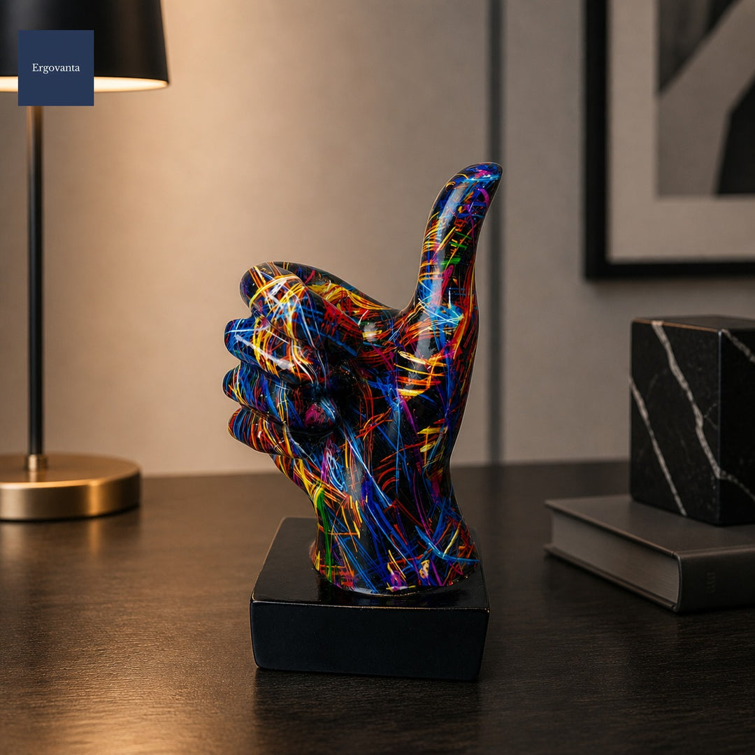 Modern Graffiti Gesture Sculpture