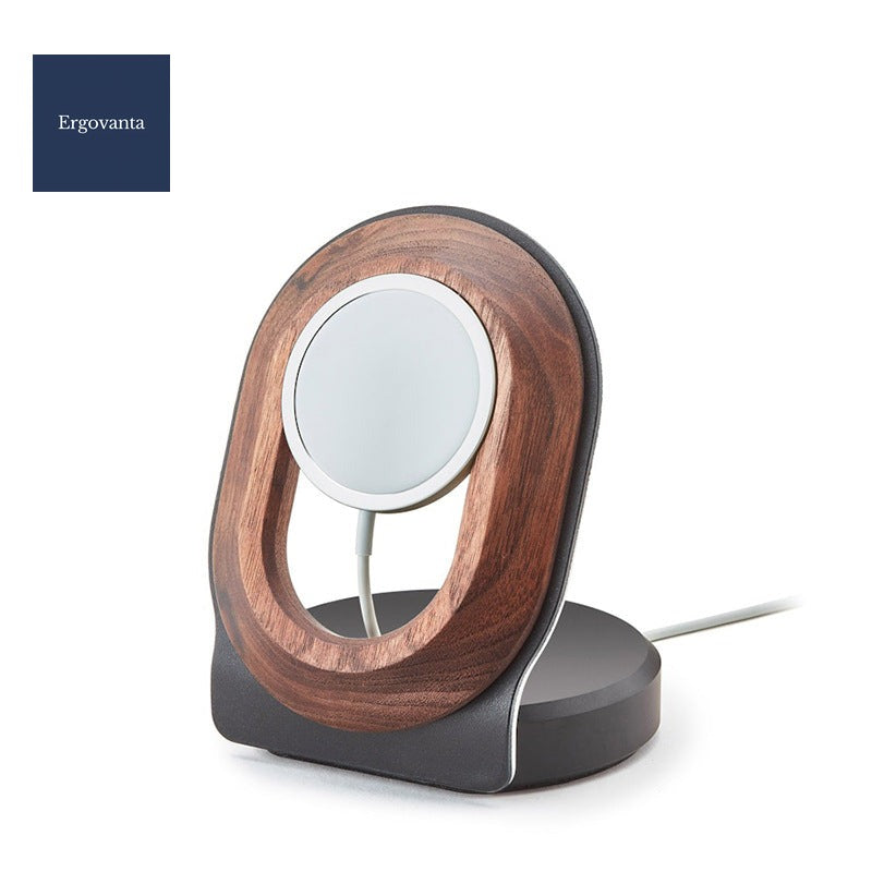 Walnut Magnetic Wireless Charger Stand