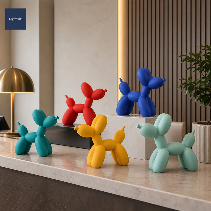 Modern Balloon Dog Sculpture