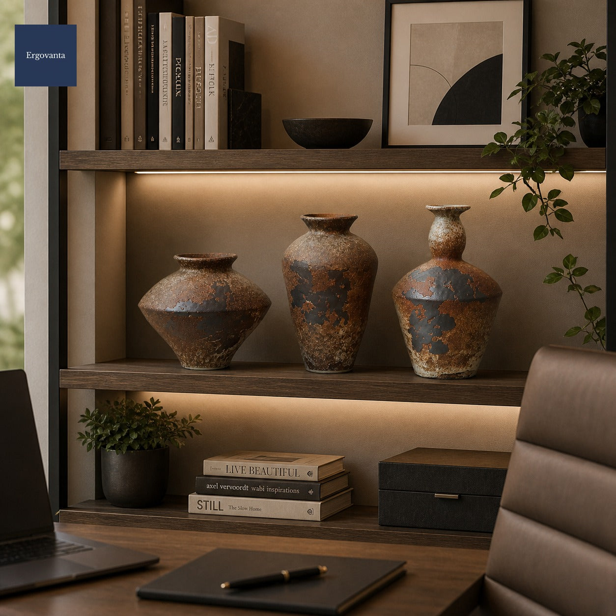 Wabi-Sabi Ceramic Vase