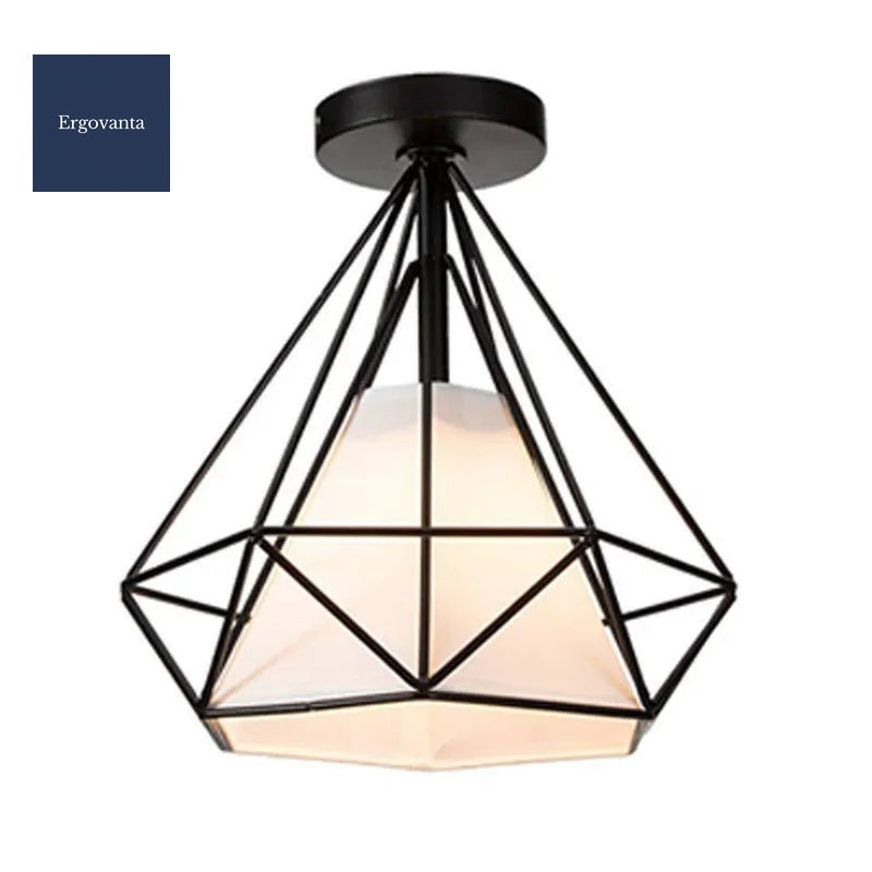 Minimal Black Office Pendant Ceiling Light hero