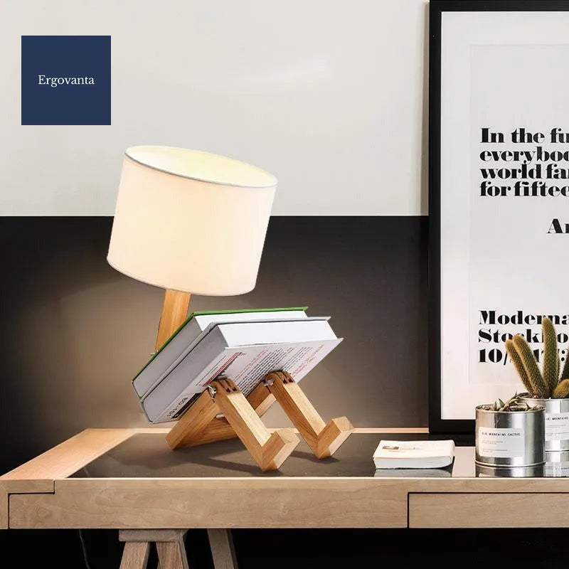 Wood Desk Lamp
