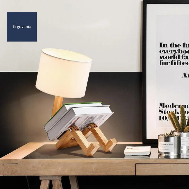 Wood Desk Lamp