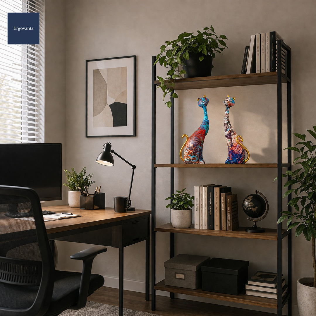 Modern Abstract Cat Sculpture - Contemporary Office Decor