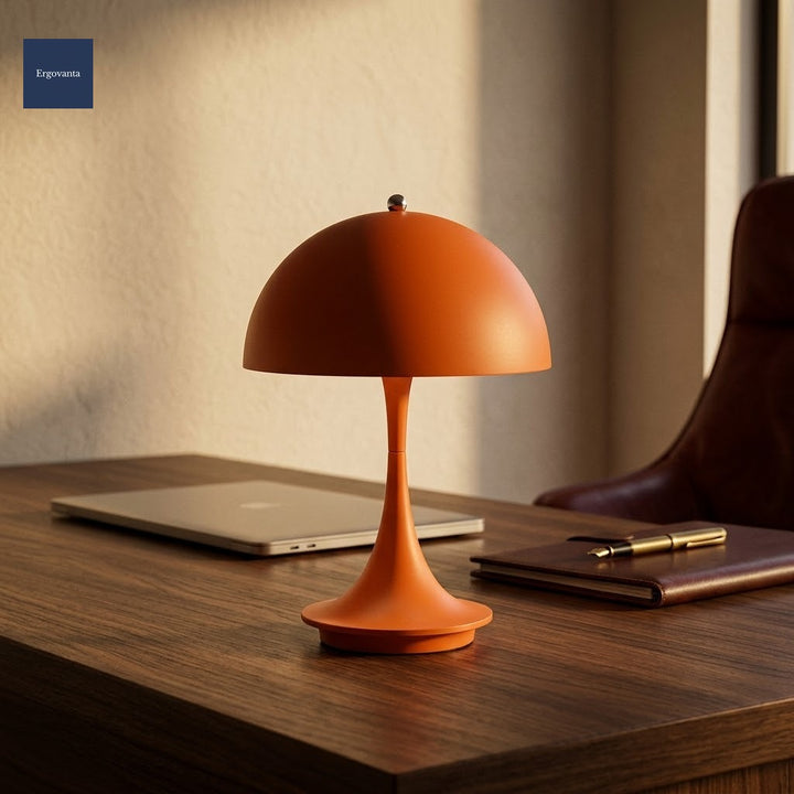 Scandinavian touch-dim lamp Orange variant