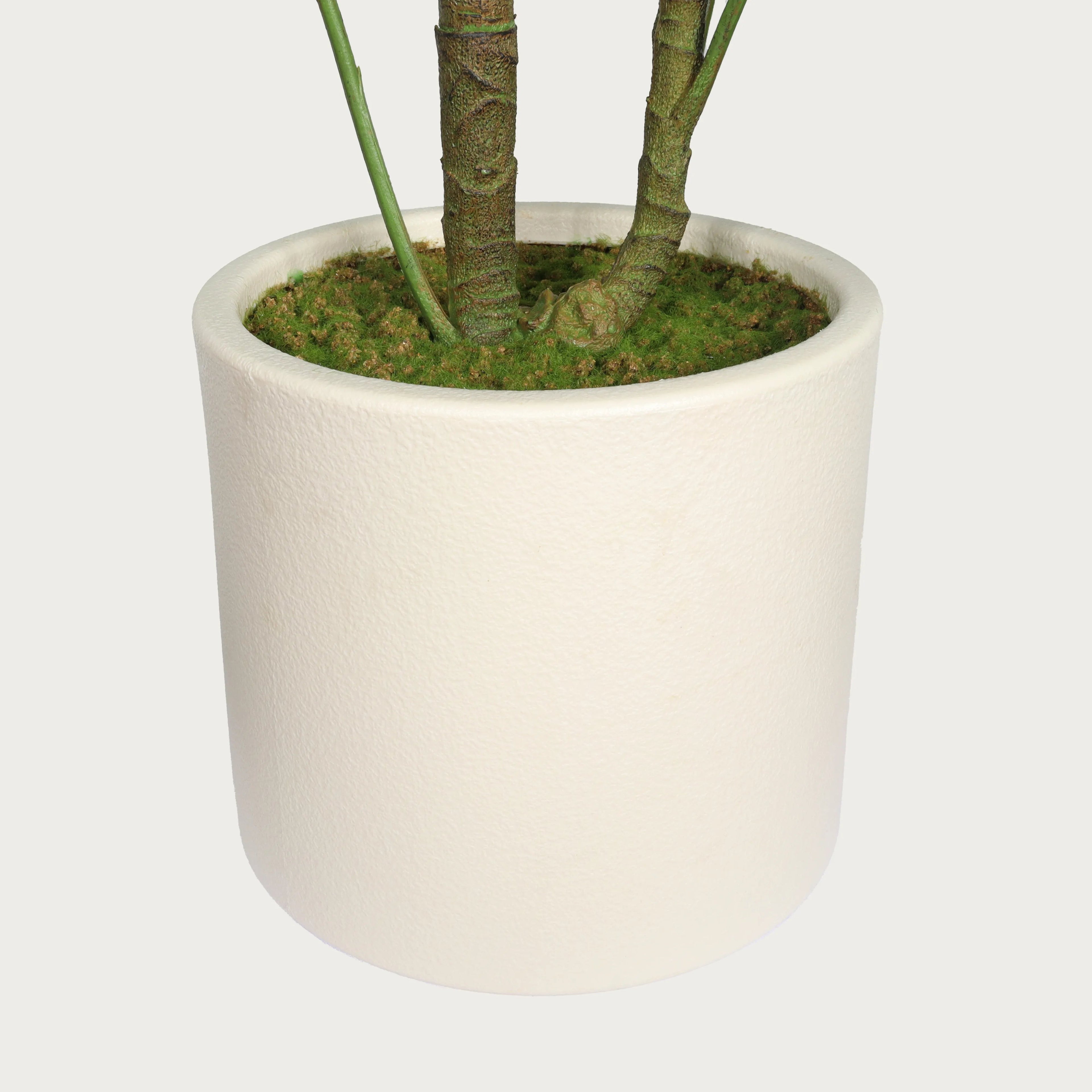 Artificial Monstera Plant Set (2 Piece), detail closeup 6