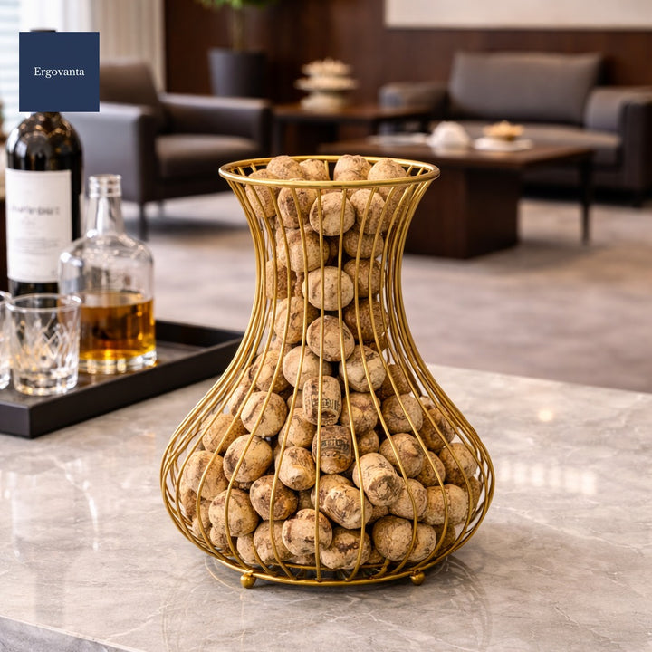 Cork Collection Basket - European Style Bar Accent