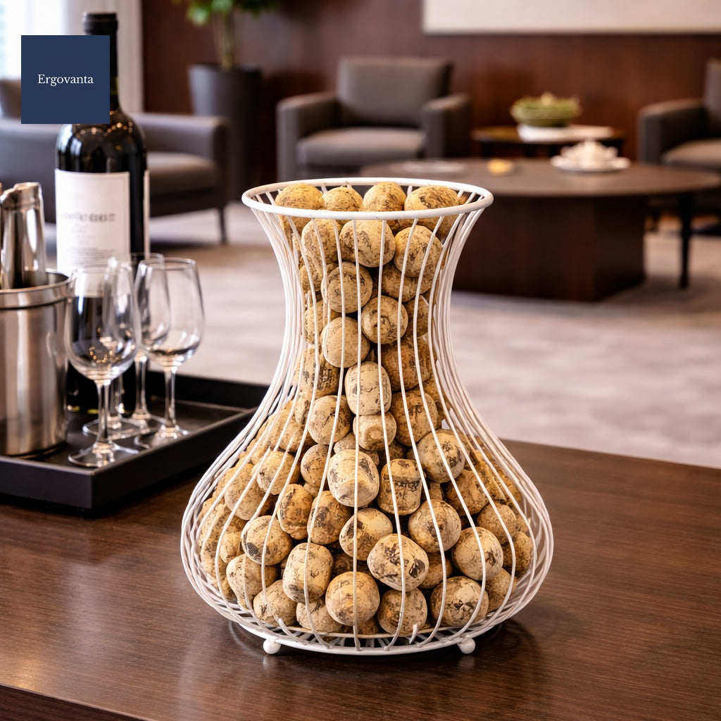 Cork Collection Basket - European Style Bar Accent