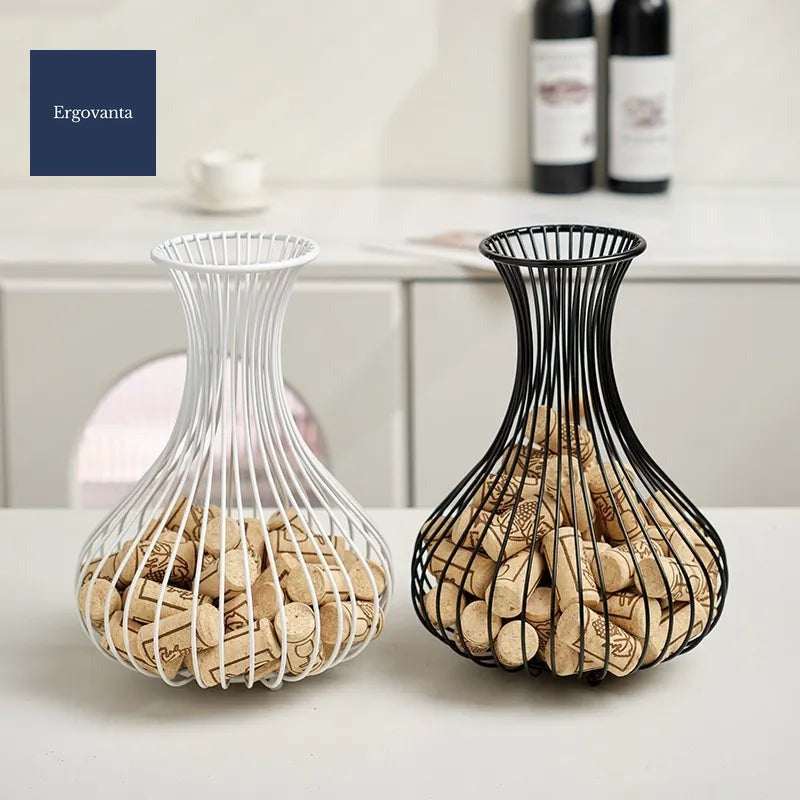 Cork Collection Basket - European Style Bar Accent