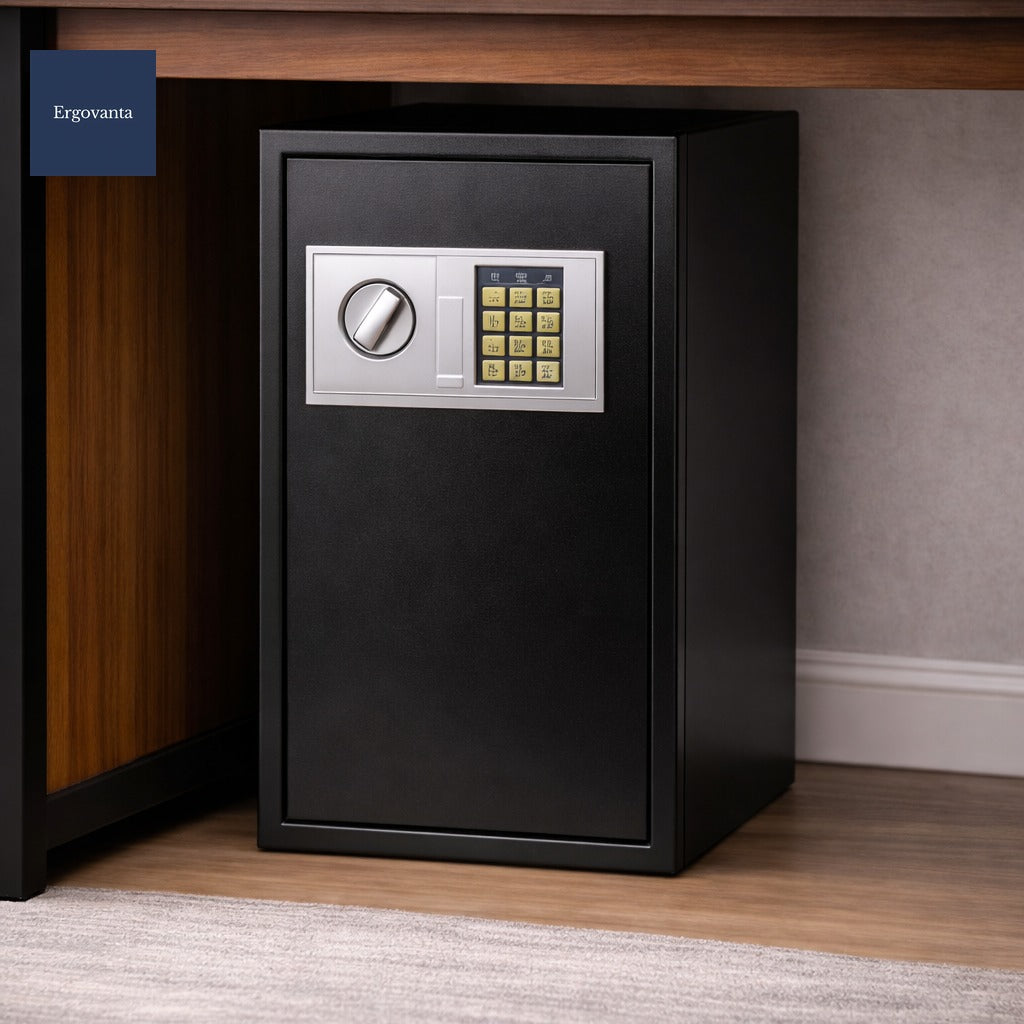 Steel Safe Box - Home &amp; Office Security Storage