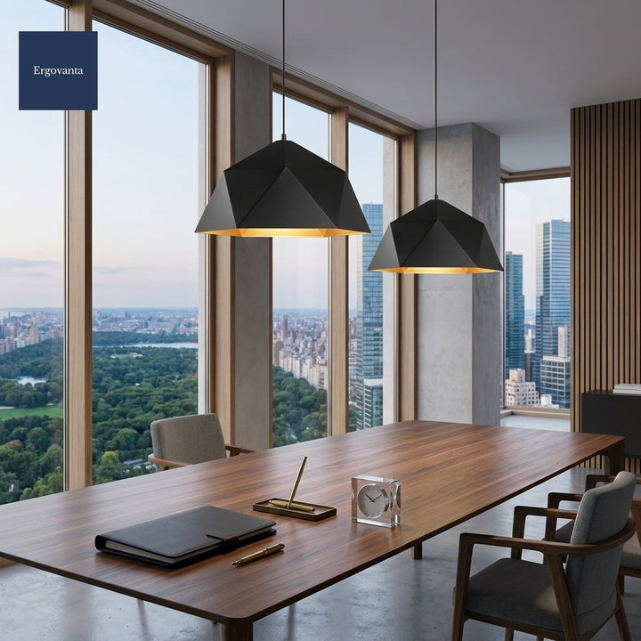 Geometric Pendant Light - Architectural Pendant Fixture