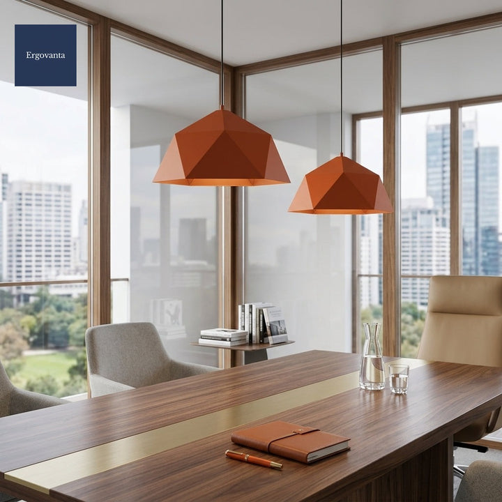 Geometric Pendant Light - Architectural Pendant Fixture