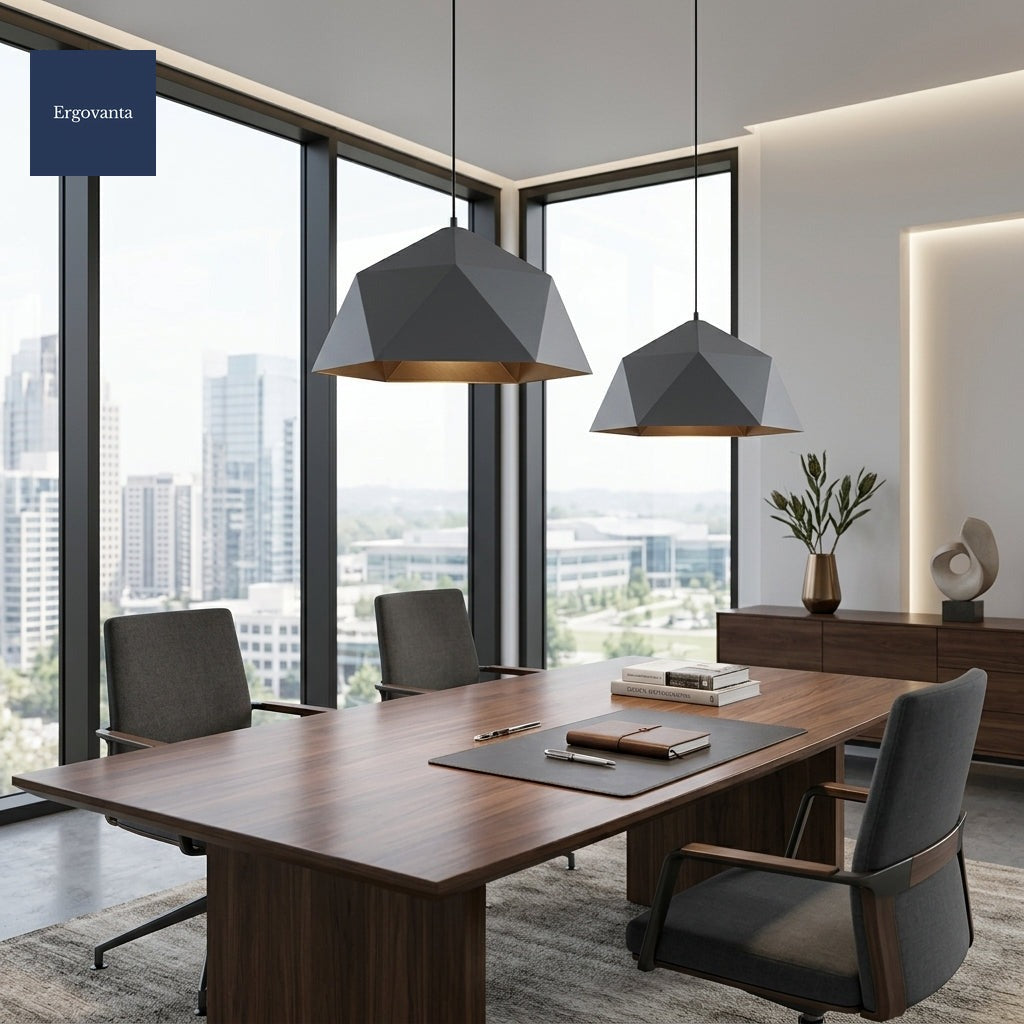 Geometric Pendant Light - Architectural Pendant Fixture
