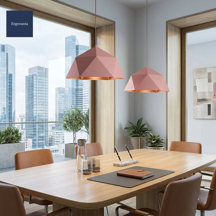 Geometric Pendant Light - Architectural Pendant Fixture