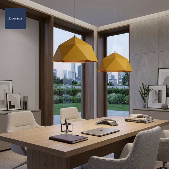 Geometric Pendant Light - Architectural Pendant Fixture